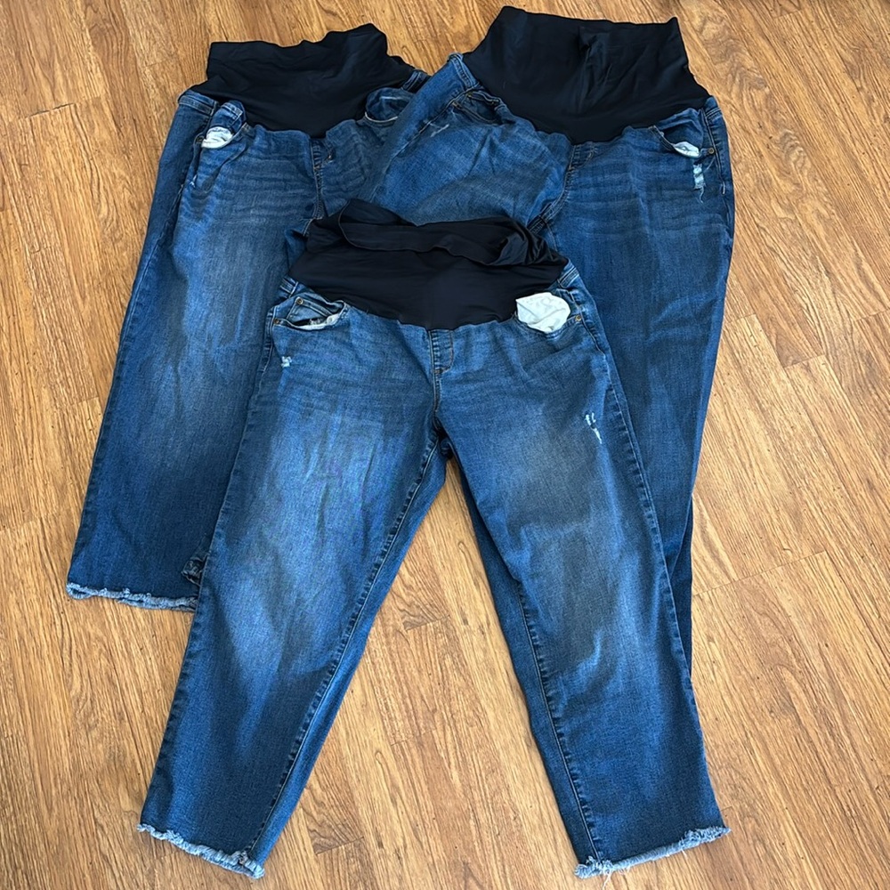 Bundle of 3 Maternity Jeans